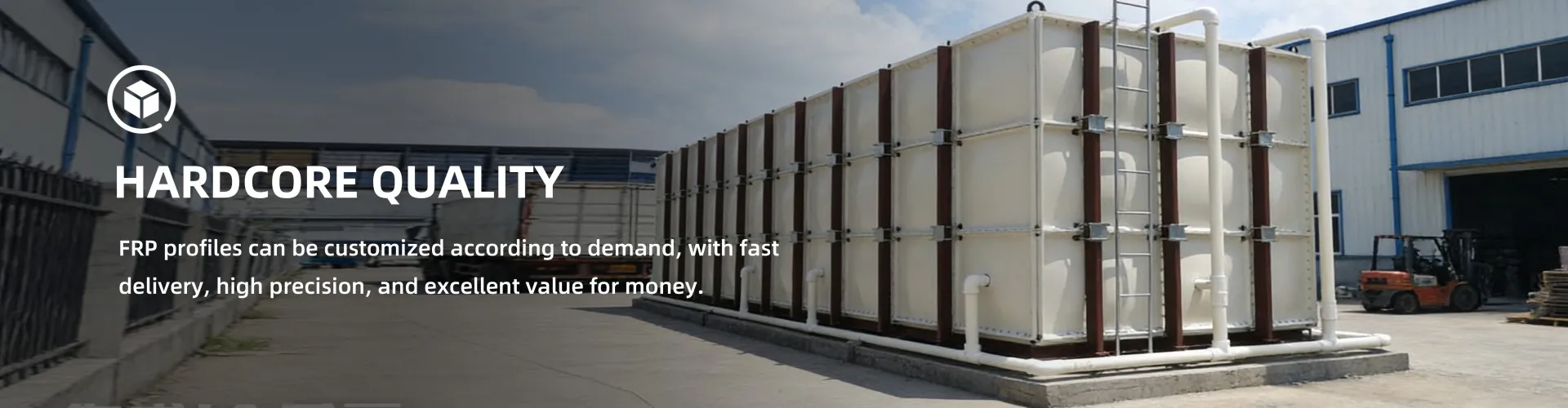 FRP-Panel-Wassertank