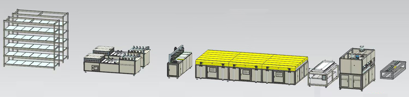 Produktionslinie für Glasfaser-GFK-GFK-Netze