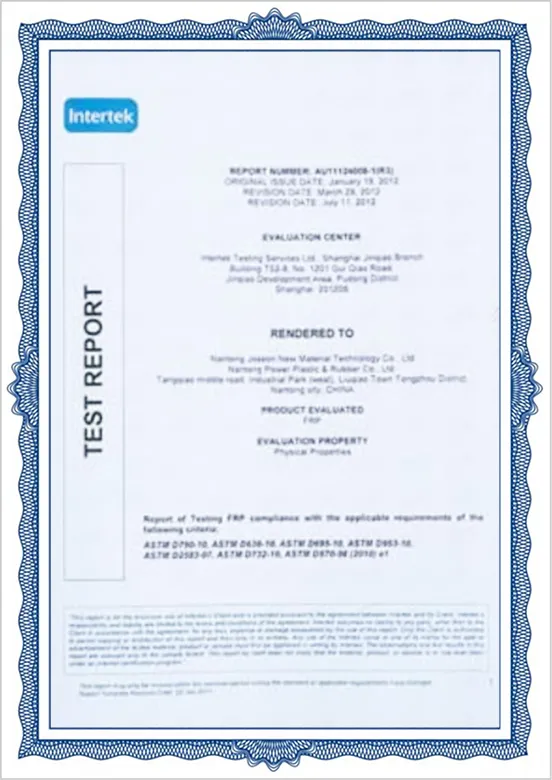 ASTM E-84 Brandschutzzertifizierung