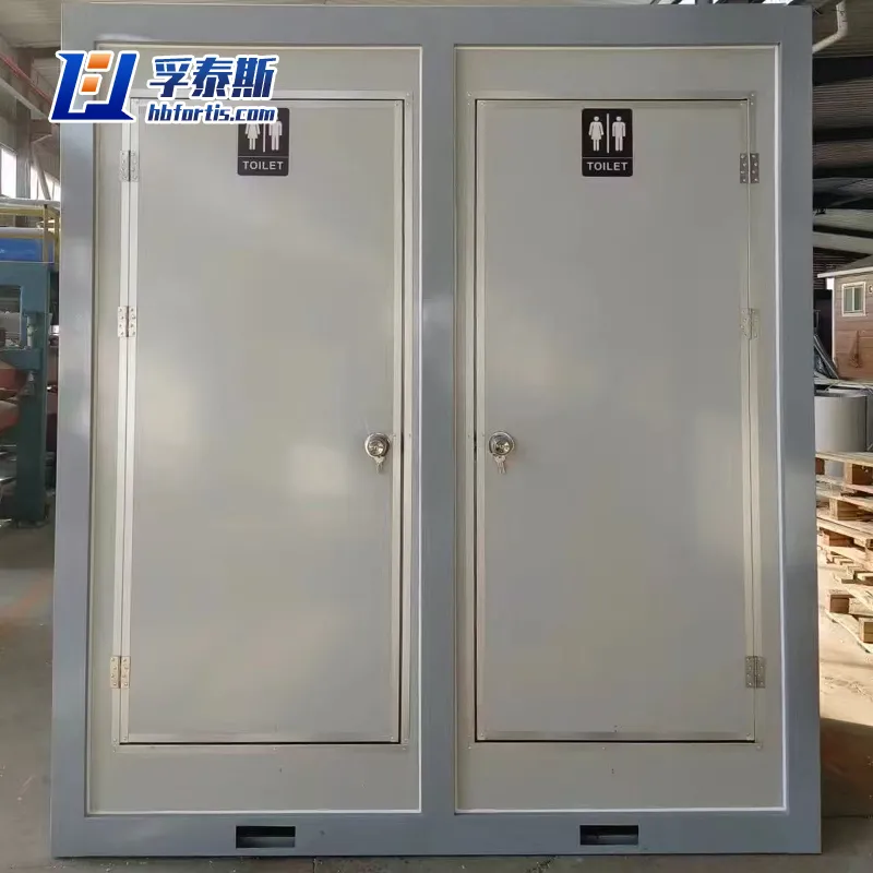 Mobile Toilette mit mehreren Einheiten, Stahlkonstruktion, Sitztoilette MTM-3