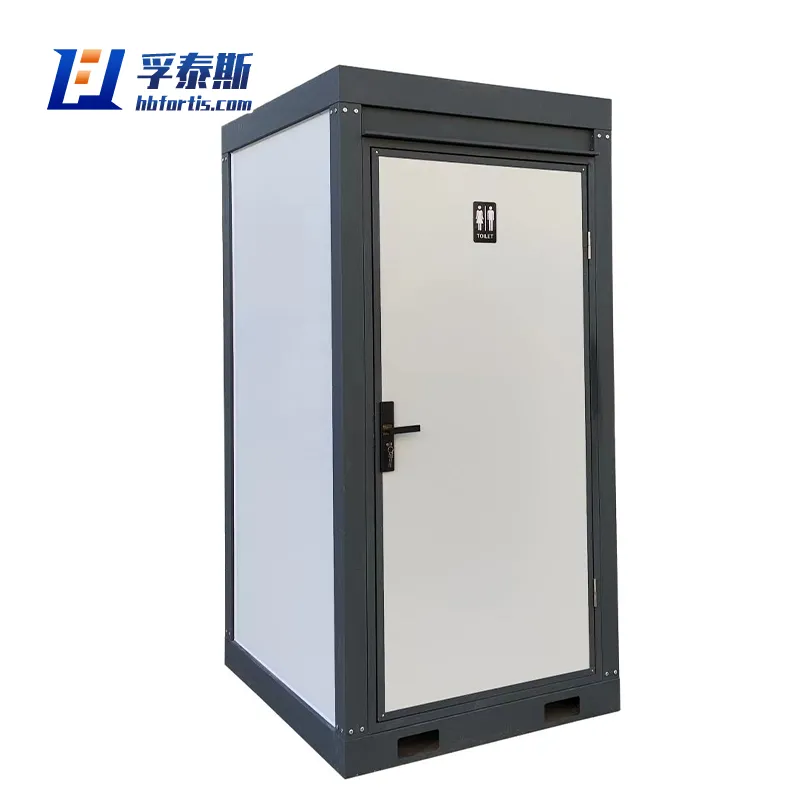 Mobile Toilette, freistehend, Stahlkonstruktion, Sitztoilette MTS-8
