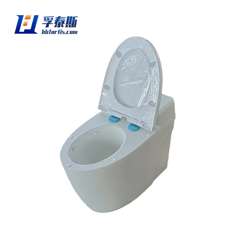 Einteilige, bodenmontierte Toilette aus Glasfaser-GFK-FRP f&uuml;r private Badezimmer von China Factory D