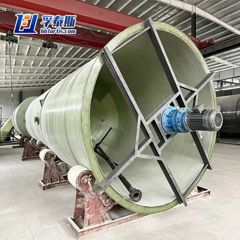 Fiberglass GFRP FRP Agitator Tank for Acid Alkali Corrosive Fluids FT-AT1 to China Export Merchant