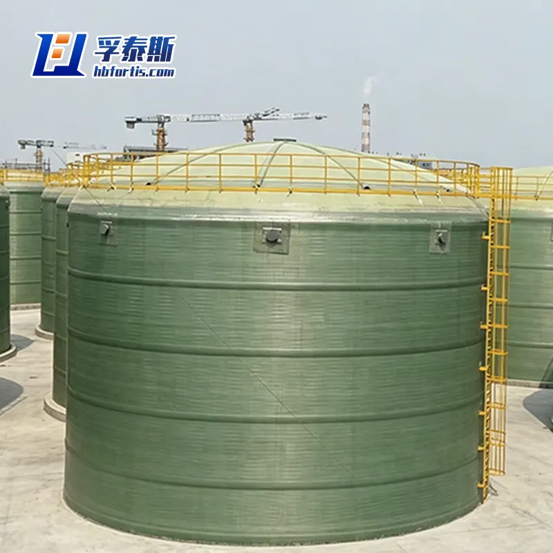 GFRP Vertical Storage Tank for Chemical & Water Treatment | China Exporter FT-VST50e