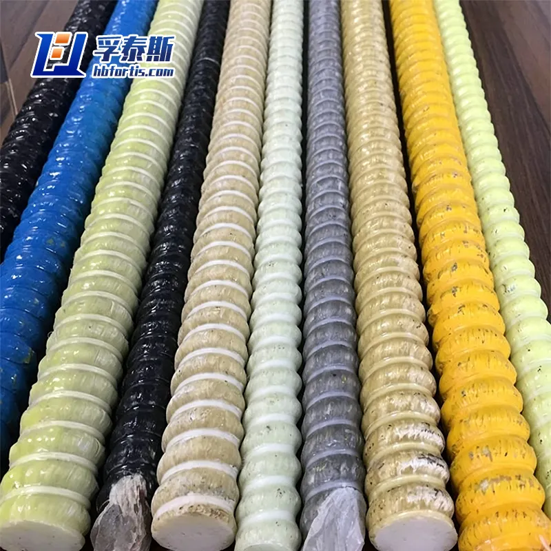 FRP Rebar Manufacturer & Exporter | Lightweight GFRP Bar for Durable Concrete Structures FT-R14