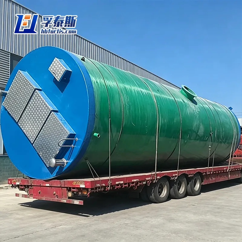 GFRP Integrated Prefabricated Pumping Station