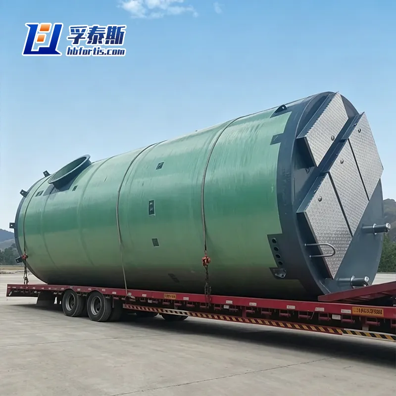 GFRP Integrated Prefabricated Pumping Station