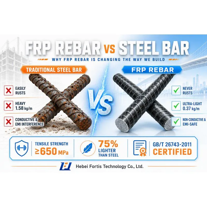 Why FRP Rebar is Changing the Way We Build: A Complete Comparison with Traditional Steel Bar