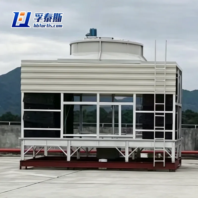 Square Cross Flow GFRP Cooling Tower HBLCD-500 | Factory Direct for Petrochemical | China Exporter