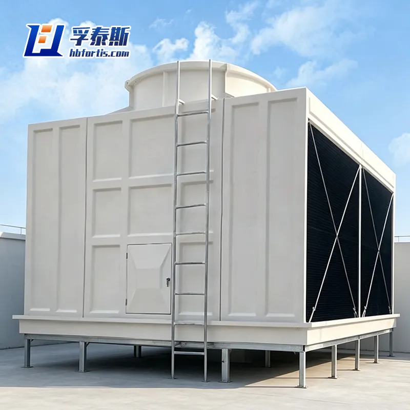 GRP Cooling Tower AHBLG-500 | Cross Flow Square Type for Industrial Process | China Factory Exporter