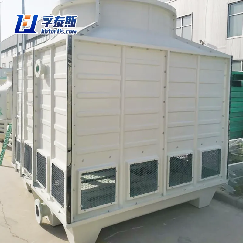 Square Cross Flow GFRP Cooling Tower HBLG-300 | Direct Factory Supplier for HVAC Projects